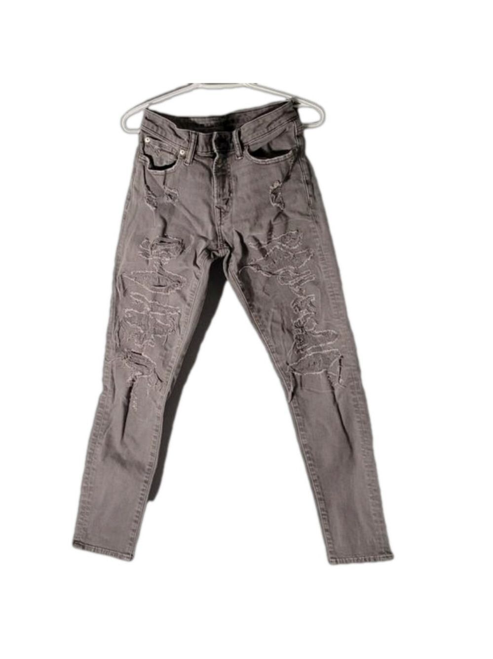 American Eagle Outfitters Gray Cotton Jean's Men size 28x32
